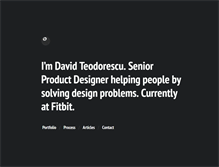 Tablet Screenshot of davidteodorescu.com
